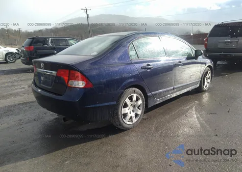 2010 Honda Civic Lx из США, поврежденный, VIN 2HGFA1F55AH567769